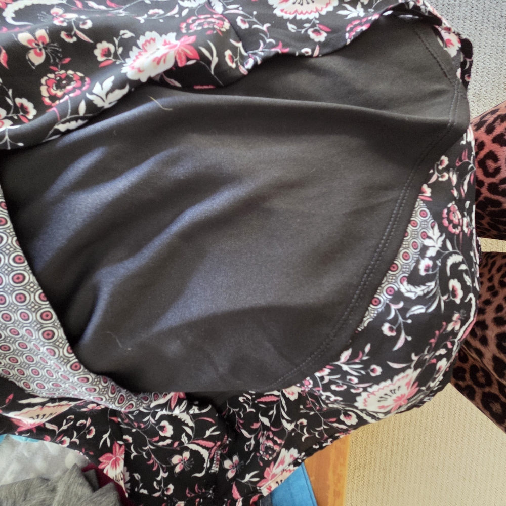 A. Byer Purple Medium Printed Floral-Hem Cami - Picture 6 of 7